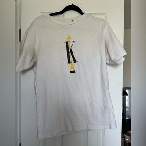 White KITH short sleeve shirt